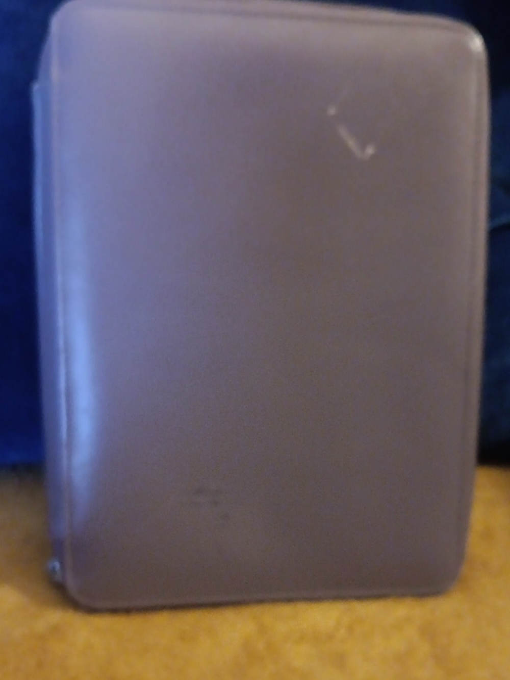 Franklin Covey Gray Men's Leather Organizer